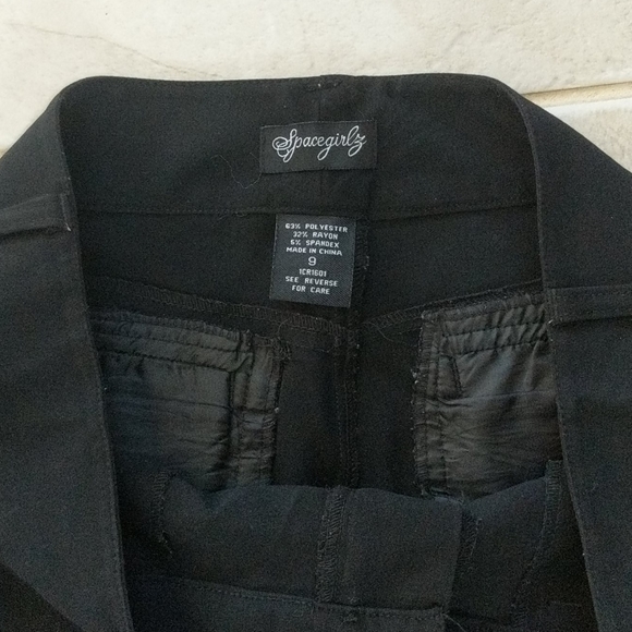 Size 9 black dress pants two pair - Picture 4 of 8